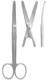 Nůžky chirurgické zahnuté 16 cm tupé/tupé