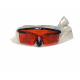 Ochranné brýle UV 100%, regulovatelné, oranžové