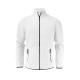 Pánská fleecová mikina na zip, Speedway, bílá