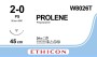 Prolene modrý 2/0 45 cm PS, 24 ks