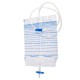 Sáček močový AGMED s dolní křížovou výpustí, 2 l, hadička 90 cm, sterilní, 10 ks