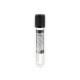 Skúmavka Vacumed, polouzavretá sedimentace 1,8 ml, čierny uzáver, 100 ks