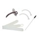 Tracheostomická kanyla bez manžety, PVC, vel. 8 mm, konektor 15 mm - sada