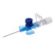 Vasofix Safety Pur 22G i.v. kanyla s portem a křidélky 0,9 x 25 mm modrá, 50 ks