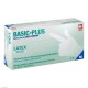 Vyšetřovací rukavice Basic Plus, latex, pudrované, 100 ks