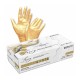 Vyšetřovací rukavice Fancy nitril, nepudrované, gold, 100 ks