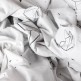 Bavlněné povlečení Renforcé – Birds origami, na dvě lůžka