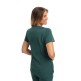Dámská halena vypasovaná, Elegant Stretch, lahvově zelená
