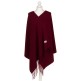 Dámsky elegantný šál v darčekovom balení, bordó