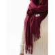 Dámsky elegantný šál v darčekovom balení, bordó