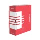 Krabica archivačná A4, 12cm, červená