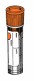 Odběrová nádobka s KF+Na2EDTA pro 2,5 ml krve, 50 ks, oranžový uzávěr
