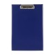 Podložka písacia s klipom A4, 10 listov, modrá