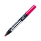 Popisovač permanentný Centropen 8566 - guľatý hrot, červený