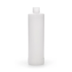 Prázdna fľaša,  HDPE, biela -transparentná, 500 ml - bez rozprašovača S80 28/410