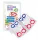 Simply travel - silikonové dentální nitě FLOSS s vroubkováním 12 kusů
