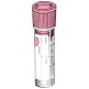 Skúmavka s 0,25 ml citrátu sodného, 16 x 60 mm, 50 ks, ružový uzáver