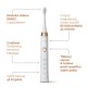 SMILLE PRO Sonic Brush - Prémiový sonický kartáček s kónickými vlákny SANGI, bílý