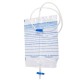 Urinálne vrecko AGMED s dolnou krížovou výpusťou, 2l, hadička 90 cm, sterilné, 10 ks
