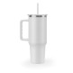 Cestovný termohrnček XL, 1300 ml, matný biely