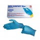 Vyšetřovací rukavice Med Comfort latex, pudrované, modré, 100 ks