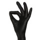 Vyšetřovací rukavice Style latex, nepudrované, Black (černé), vel. XS, 100 ks, exp 02/2023