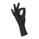 Vyšetřovací rukavice Style nitril, nepudrované, černé, 100 ks