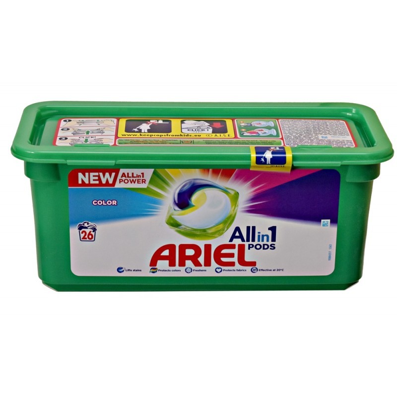 Ariel Color 3v1 gelové kapsule, 26 ks | Medplus.sk