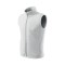 Fleecová vesta unisex biela, veľ. XS