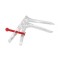Gynekologické zrcadlo Zarys vel. M – 26 mm, červený aretační kolík Gynekologické zrcadlo vel. M – 26 mm, červený aretační kolík