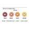 Sof-Lex™ XT leštiace disky, hrubé, tmavo oranžové, 9,5 mm 50 ks