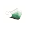 Ústenky operačné SafeMask Sofskin, fog-free 4 vrstvové s gumičkou, zelené, 50 ks