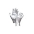 Vyšetřovací rukavice Fancy nitril, nepudrované,  silver (stříbrné), vel. XS, 100 ks