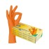 Vyšetřovací rukavice Style nitril, nepudrované, Orange (oranžové), vel. L, 100 ks
